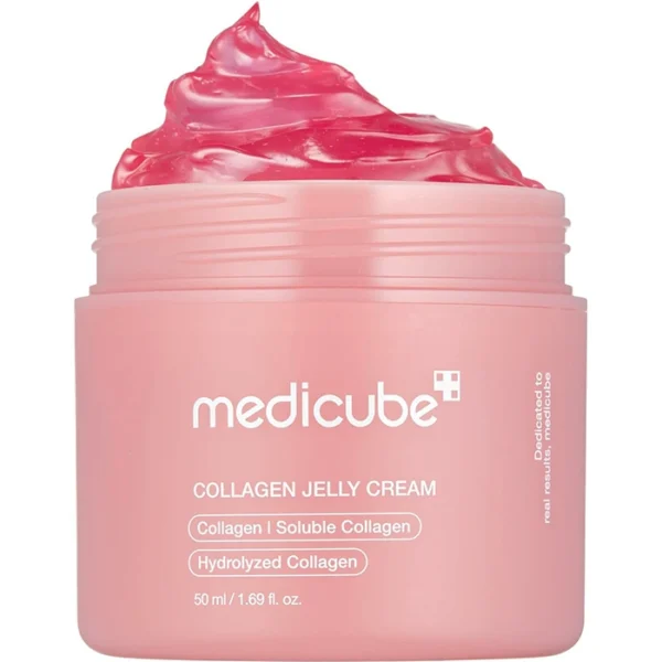 medicube Collagen Jelly Cream- Niacinamide & Freeze-Dried Hydrolyzed Collagen - Boosts skin's barrier hydration and gives 24h Glow & Lifted Look - Korean skincare