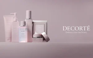 complete guide to Decorte Beauty brand decorté luxury skincare review as seen in the picture all the nude color decorte brand can be seen