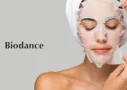 BIODANCE skincare review a young woman wearing biodance face mask to hydrate her face skin